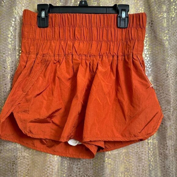 Free People Movement The Way Home Shorts Burnt Orange Small NWOT - Picture 1 of 8
